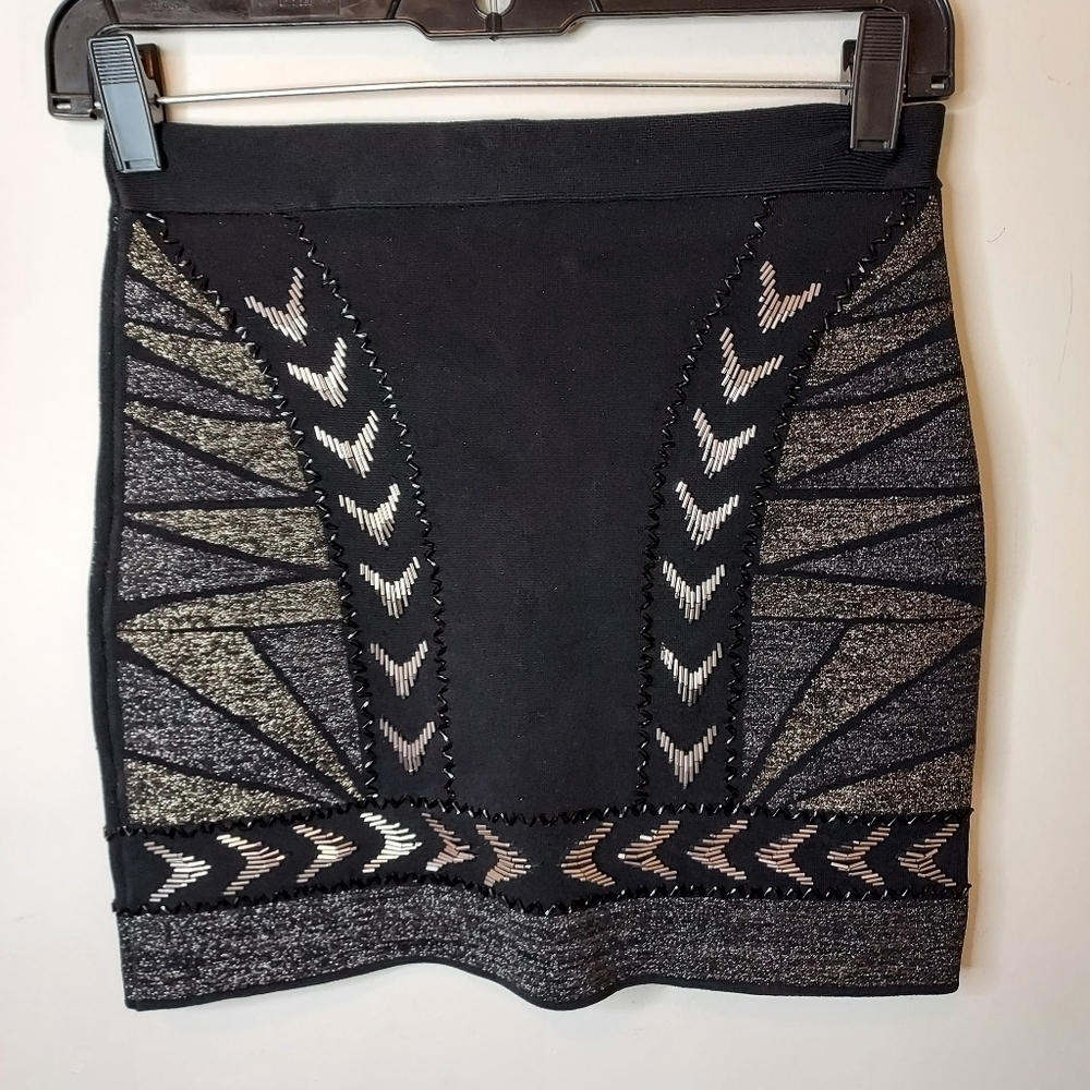 MARCIANO bandage mini skirt - Picture 2 of 8